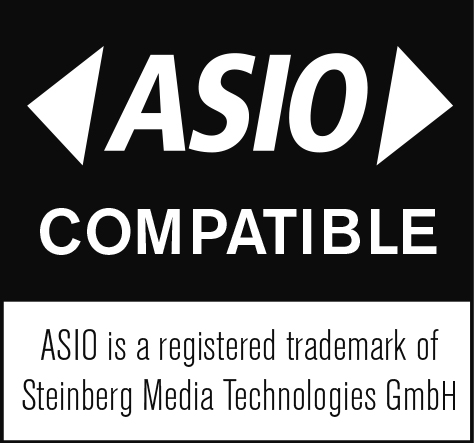 ASIO is a trademark and software of Steinberg Media Technologies GmbH.